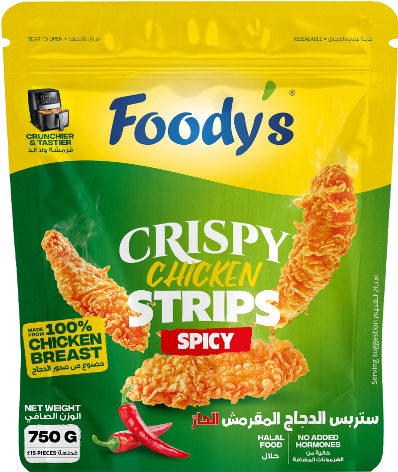 Foodys Chicken Strips Spicy - 750g